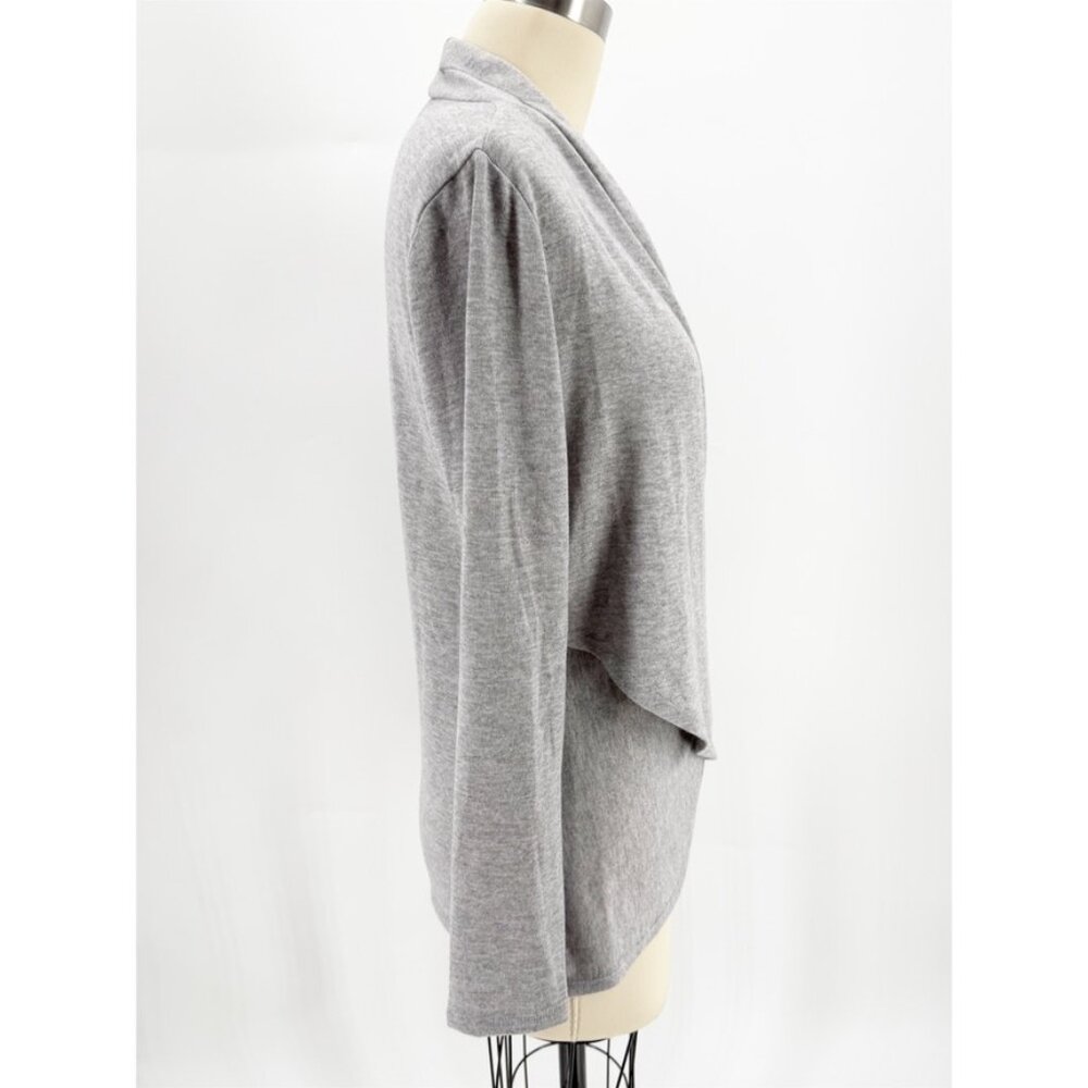 Revolve 1. State Cross Front Cozy Knit Top in Silver Heather S - Picture 3 of 14